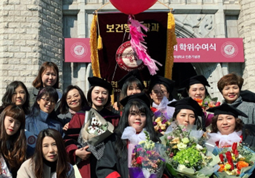 오프라인 활동 졸업식 참고이미지