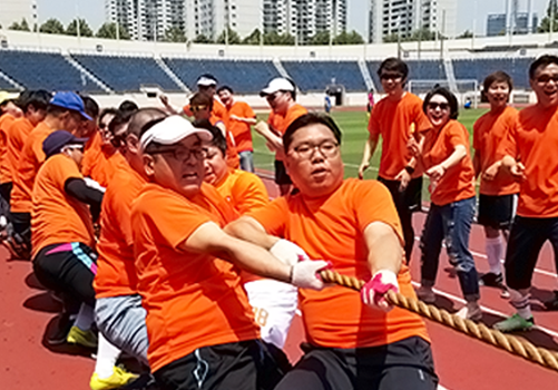 오프라인 활동 체육대회 참고이미지