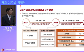 VISION 2030 발표 화면